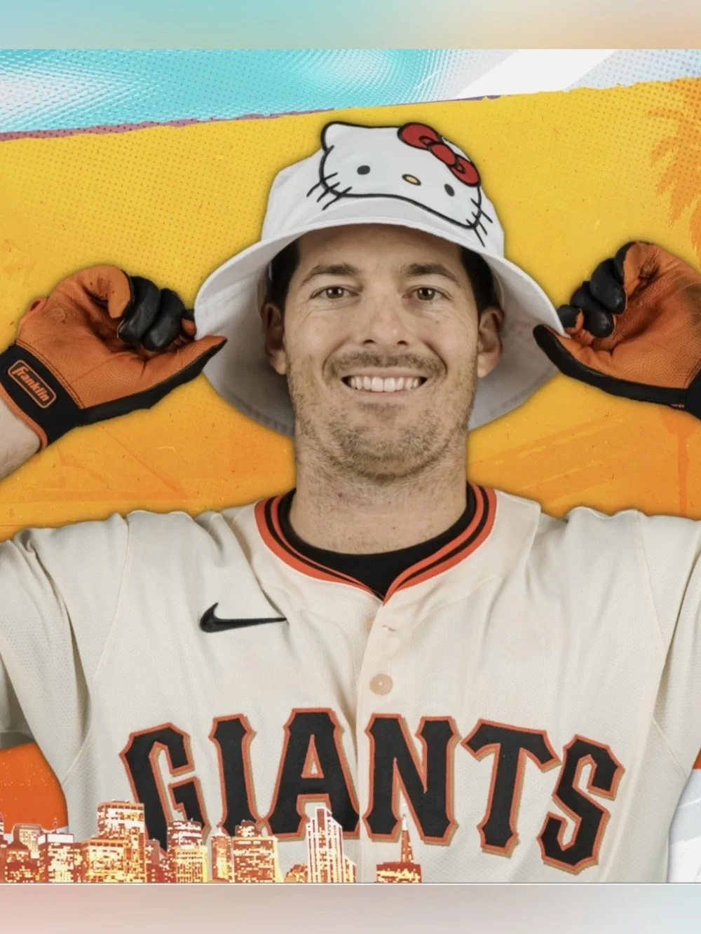 Hello Kitty San Francisco Giants Bucket Hat